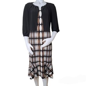 Julian Taylor New York 2PC Set Women's Slip On Multicolored Dress 8